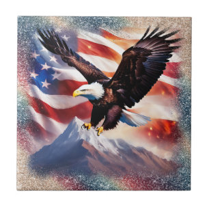 De Cerâmica Azulejo Eagle Cerâmico Patriótico