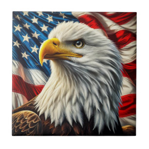 De Cerâmica Azulejo Eagle Cerâmico Patriótico