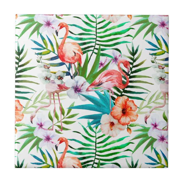 De Cerâmica Azulejo elegant and modern tropic pattern (Frente)