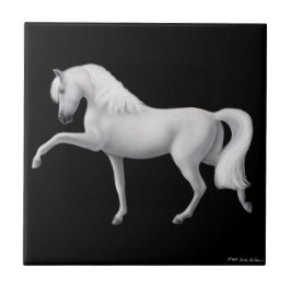 De Cerâmica Azulejo espanhol da etapa do cavalo andaluz