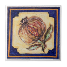 Azulejo espanhol da romã
