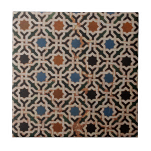 De Cerâmica Azulejo espanhol do teste padrão do Moorish