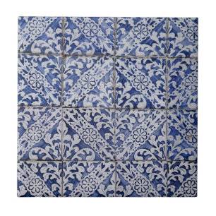 De Cerâmica Azulejo espanhol marroquino Texure Vintage