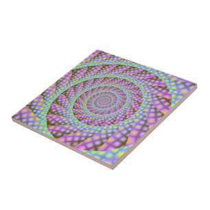 De Cerâmica Azulejo espiral dotado