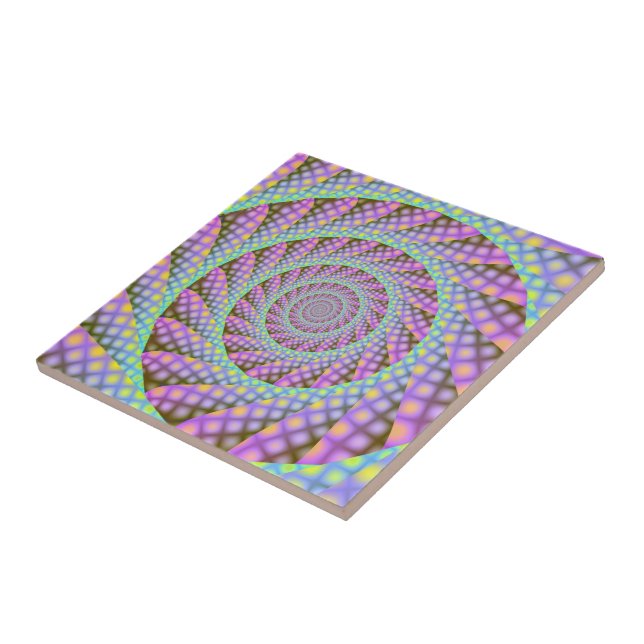 De Cerâmica Azulejo espiral dotado (Lateral)