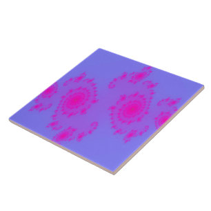 De Cerâmica Azulejo espirrar rosa