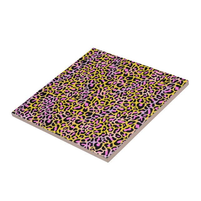 De Cerâmica Azulejo Estampa Leopardo (Lateral)