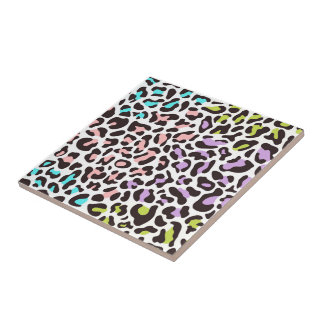 De Cerâmica Azulejo Estampa Leopardo