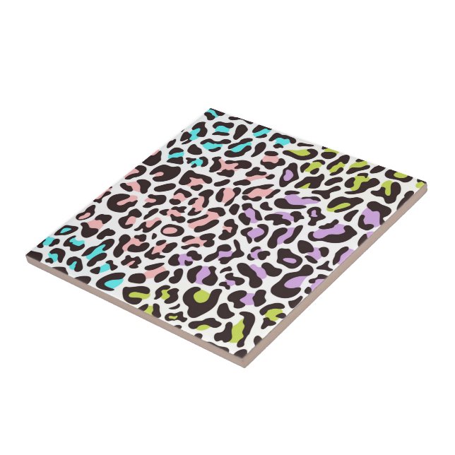 De Cerâmica Azulejo Estampa Leopardo (Lateral)