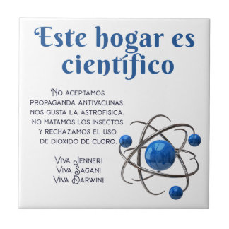 DE CERÂMICA  AZULEJO ESTE HOGAR ES CIENTÍFICO