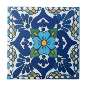 De Cerâmica Azulejo Estilo Antigo Azul Espanhol