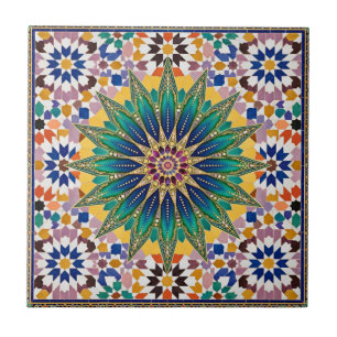 De Cerâmica Azulejo Estrela Mosaico Marroquino Verde Esmeralda