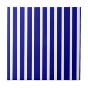 De Cerâmica Azulejo Faixa Azul e Branco