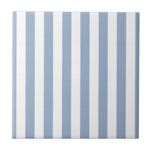 De Cerâmica Azulejo Faixa Azul e Branco