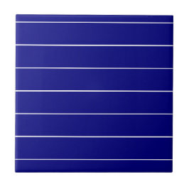 De Cerâmica Azulejo Faixa Azul e Branco