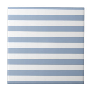 De Cerâmica Azulejo Faixa Azul e Branco