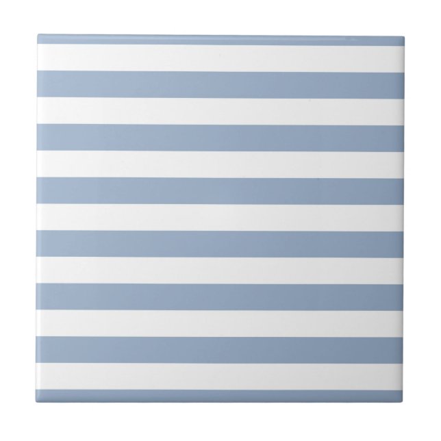 De Cerâmica Azulejo Faixa Azul e Branco (Frente)