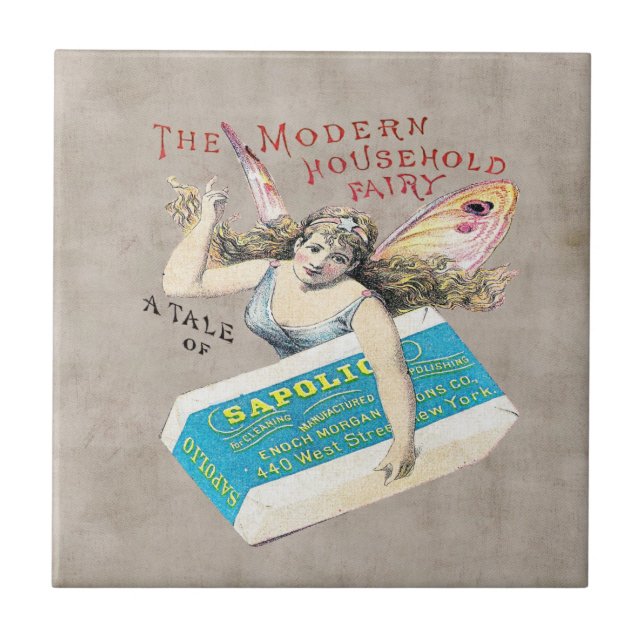 De Cerâmica Azulejo feericamente do sabão (Frente)