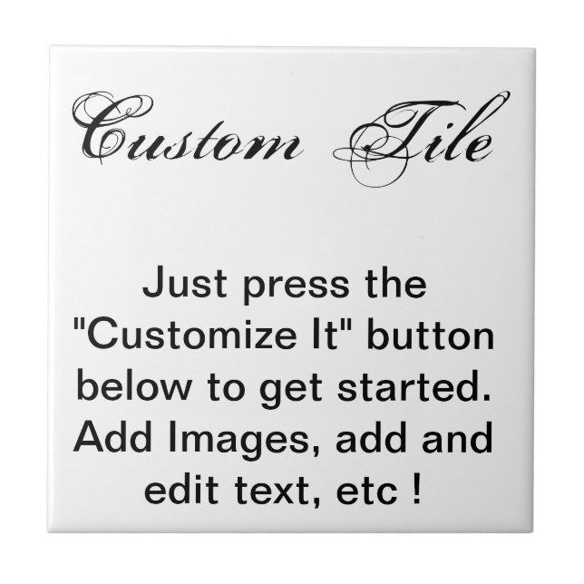 De Cerâmica Azulejo feito sob encomenda (Frente)