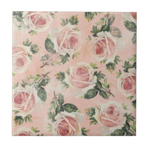 De Cerâmica Azulejo feminino do rosa do rosa