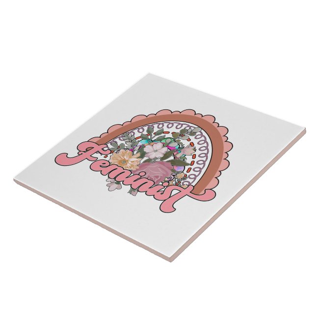 De Cerâmica Azulejo feminista (Lateral)