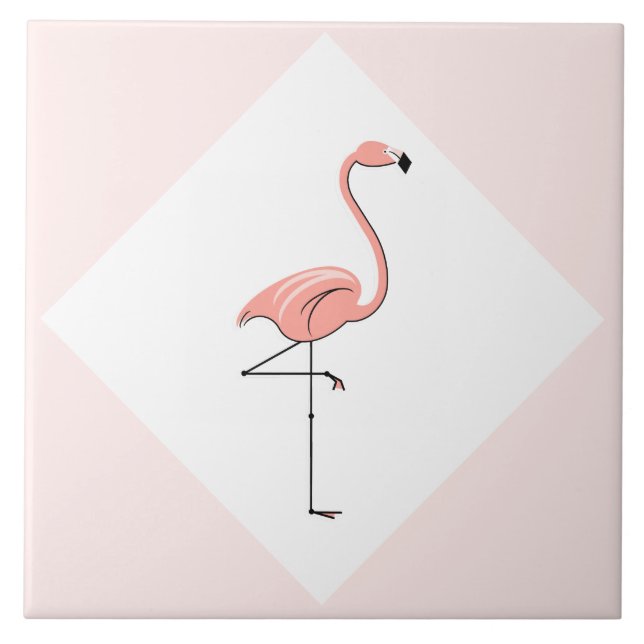 De Cerâmica Azulejo Flamingo Pink Diamond (Frente)
