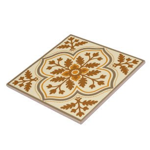 De Cerâmica Azulejo Floral Antigo