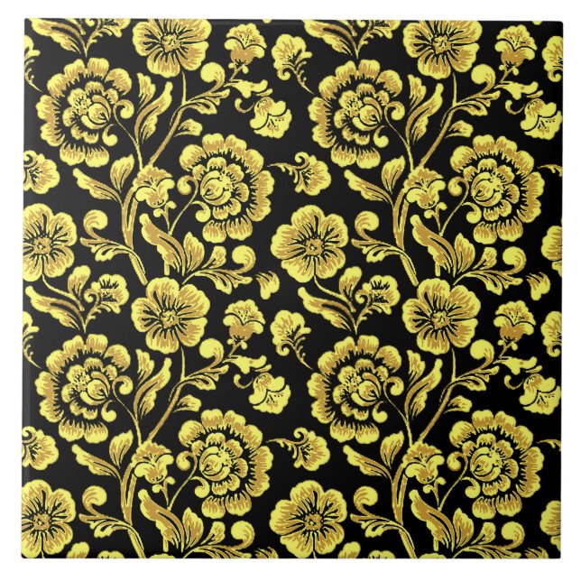 De Cerâmica Azulejo Floral Cerâmico (Frente)
