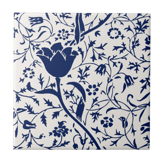 De Cerâmica Azulejo Floral da Tulip Europeia (Frente)