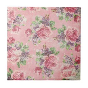 De Cerâmica Azulejo floral do chique