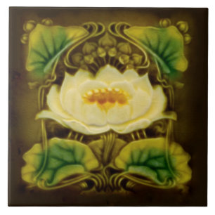 De Cerâmica Azulejo Floral Marsden Majolica