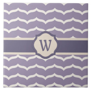 De Cerâmica Azulejo florescido do ziguezague