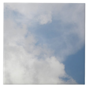 De Cerâmica Azulejo Fluffy Clouds