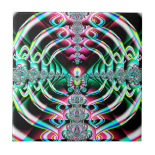 De Cerâmica Azulejo Fractal 108