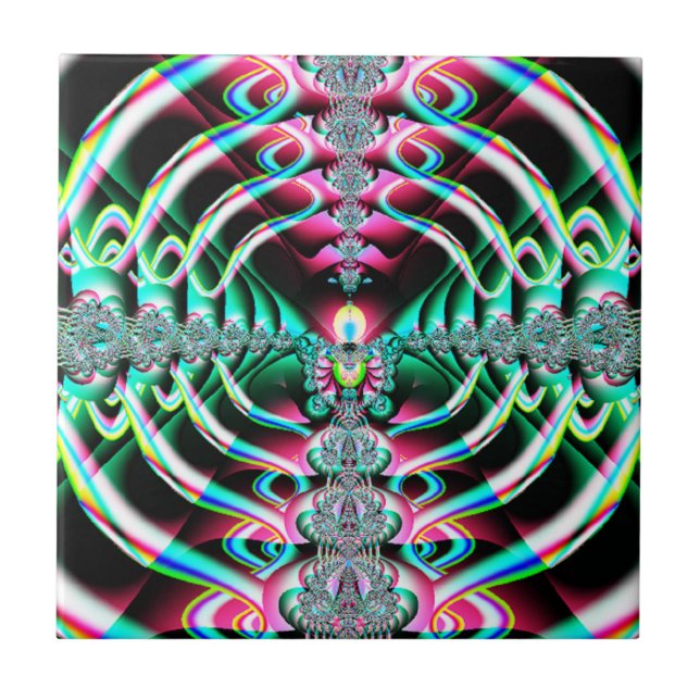 De Cerâmica Azulejo Fractal 108 (Frente)