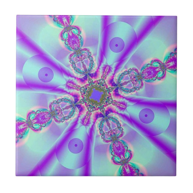 De Cerâmica Azulejo Fractal 113 (Frente)