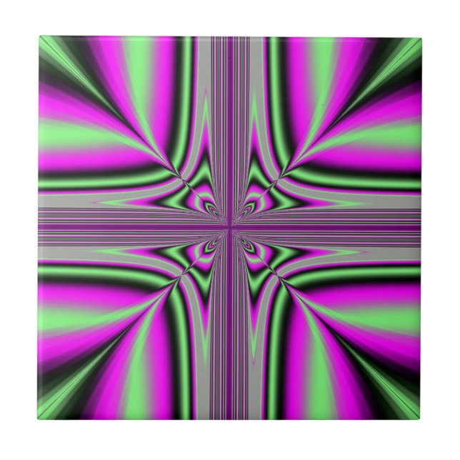 De Cerâmica Azulejo Fractal 46 (Frente)