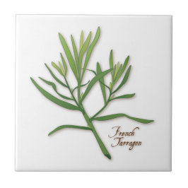 De Cerâmica Azulejo francês Tarragon Herb