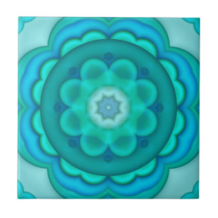 De Cerâmica Azulejo Geométrico Elegante Turquesa
