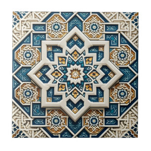 De Cerâmica Azulejo Geométrico Islâmico Itriciado - Tendências
