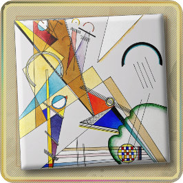 De Cerâmica AZULEJO - "Gewebe" - Wassily Kandinsky
