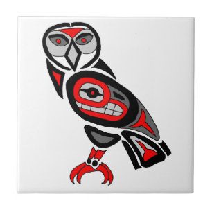 De Cerâmica Azulejo Haida Owl 2014