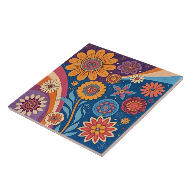 De Cerâmica Azulejo Hippie (Lateral)