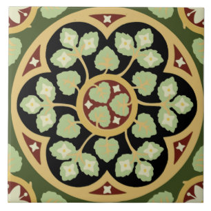 De Cerâmica Azulejo histórico Pugin 1870-1880s Design gótico