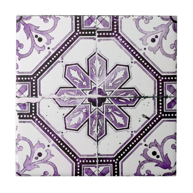 De Cerâmica Azulejo histórico Vintage (Frente)