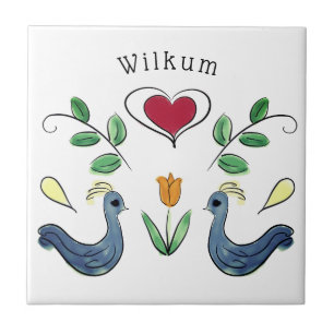 De Cerâmica Azulejo holandês do amor