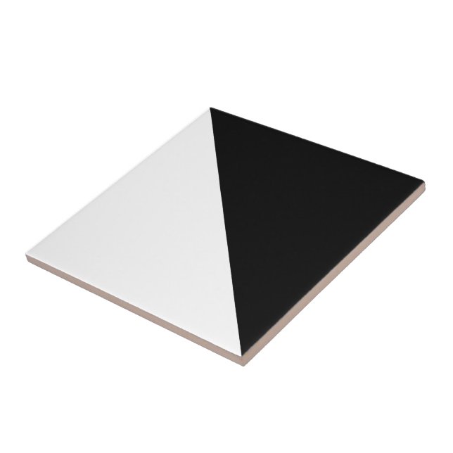 De Cerâmica Azulejo Home branco parcialmente preto das (Lateral)