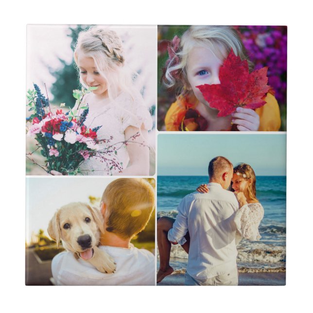 De Cerâmica Azulejo House 4 Fotos Arredondadas (Frente)