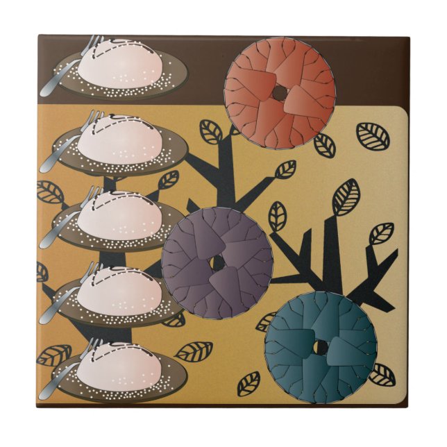 De Cerâmica Azulejo Ikea Kitchen Cakes (Frente)