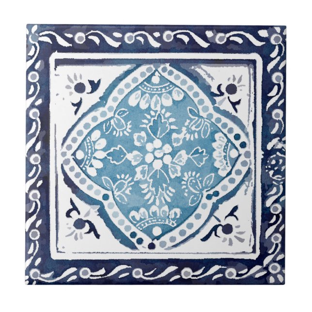 De Cerâmica Azulejo indiano 3 (Frente)